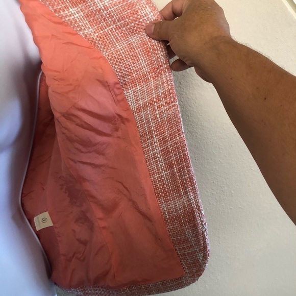 Vintage GEORGIOU Studio Three Button Closure Tweed Wool Blend Notched Lapel Sz 8 - Picture 14 of 16